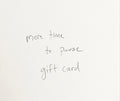 Pauser Giftcard