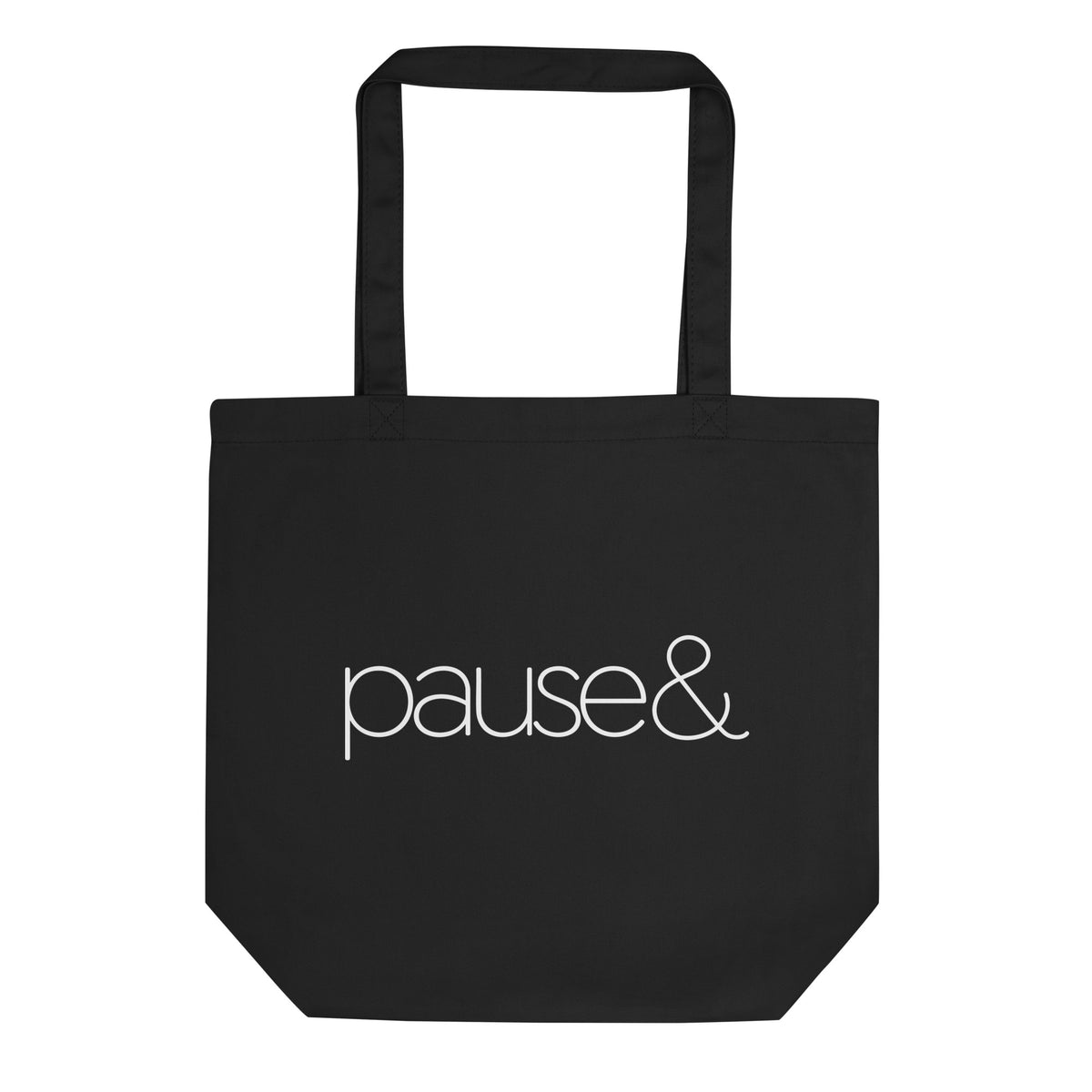 Pause Symbol White Eco Tote Bag