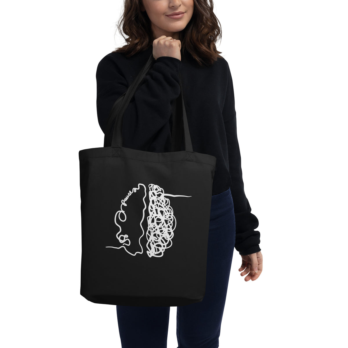 Rewire White Eco Tote Bag