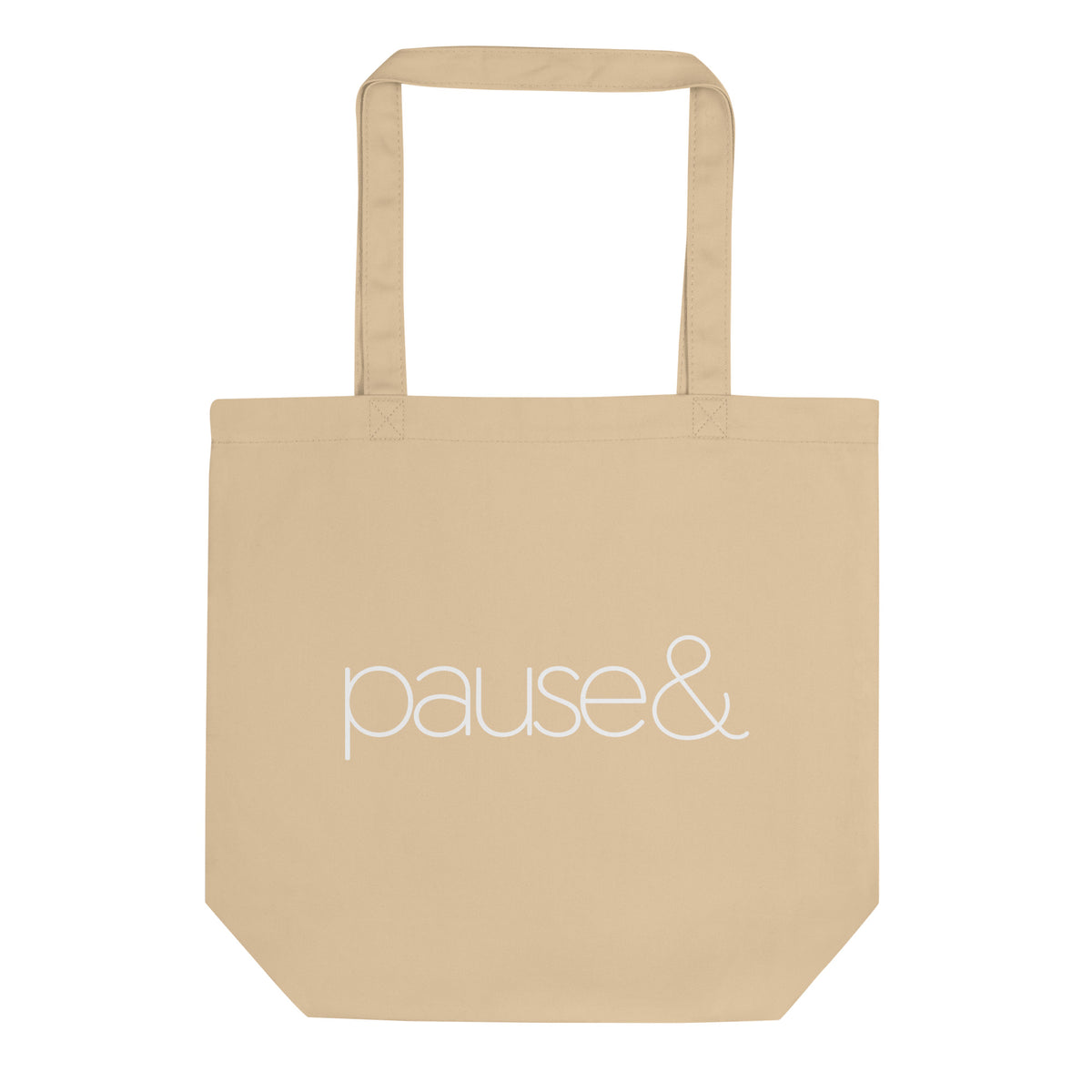 Pause Symbol White Eco Tote Bag
