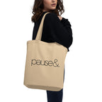 Ready Set Pause Go Black Eco Tote Bag