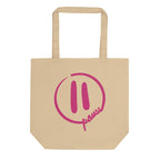 Pause Symbol Pink Eco Tote Bag