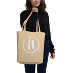 Pause Symbol White Eco Tote Bag
