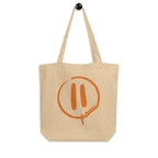Pause Symbol Orange Eco Tote Bag