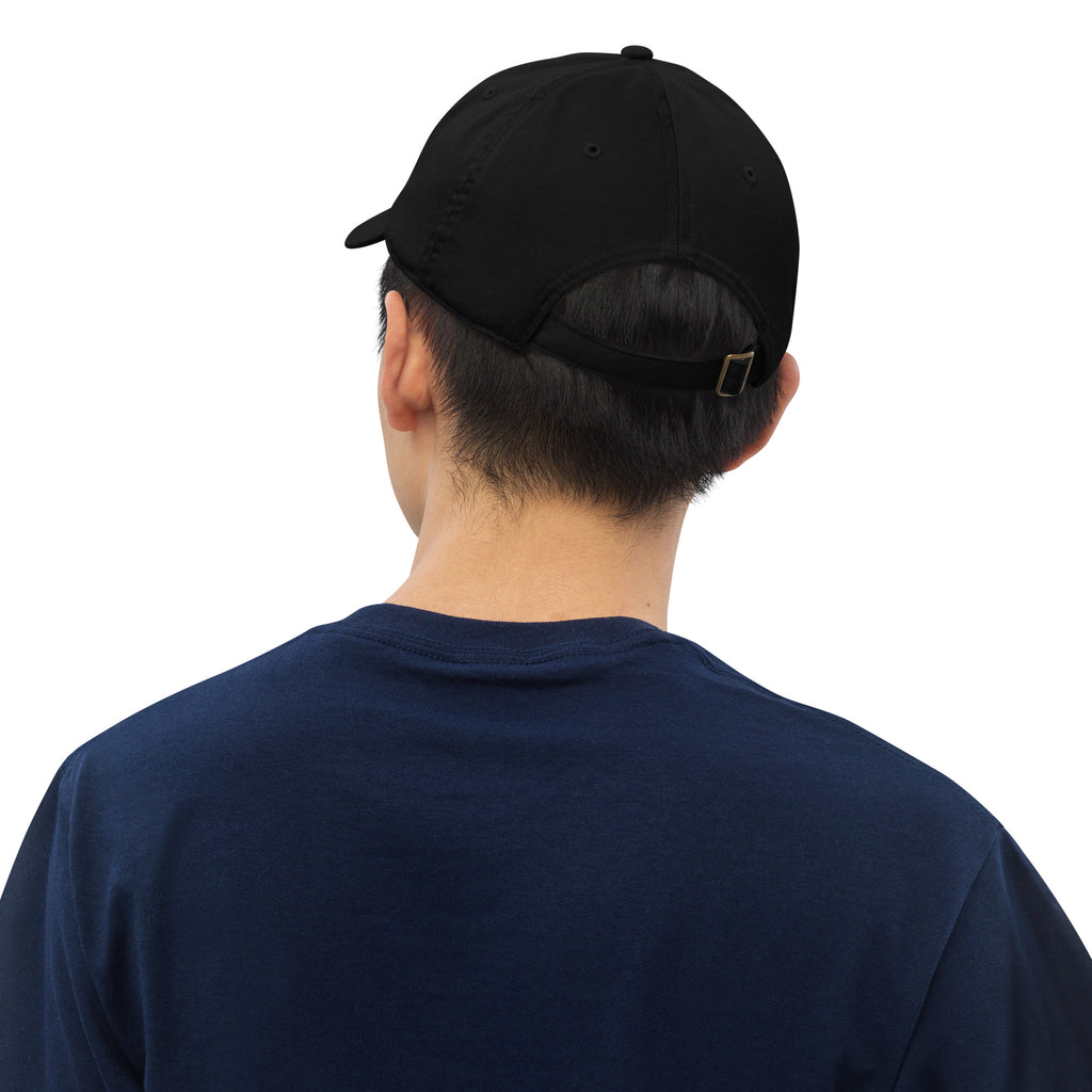 Pause Symbol White Econscious Dad Hat Classic