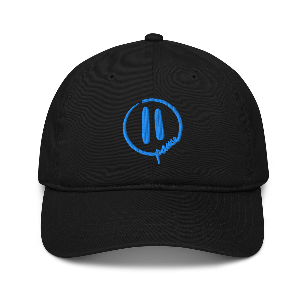 Pause Symbol Blue Econscious Dad Hat Classic