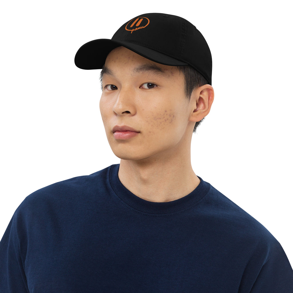 Pause Symbol Orange Econscious Dad Hat Classic