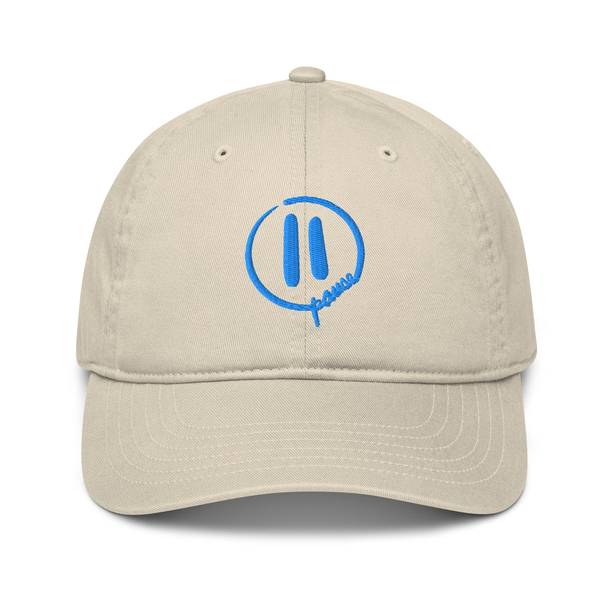 Pause Symbol Blue Econscious Dad Hat Classic