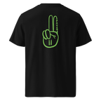 Official Pause Sign Duo Green Unisex Organic Cotton Tee