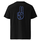 Official Pause Sign Duo Purple Unisex Organic Cotton Tee