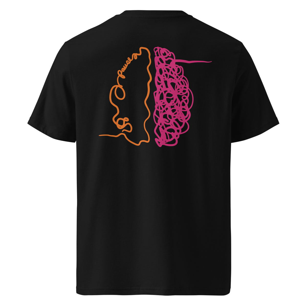 Rewire Duo Orange/Pink Unisex Organic Cotton Tee