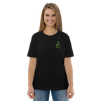 Official Pause Sign Duo Green Unisex Organic Cotton Tee
