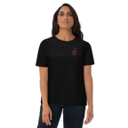 Official Pause Sign Duo Pink Unisex Organic Cotton Tee