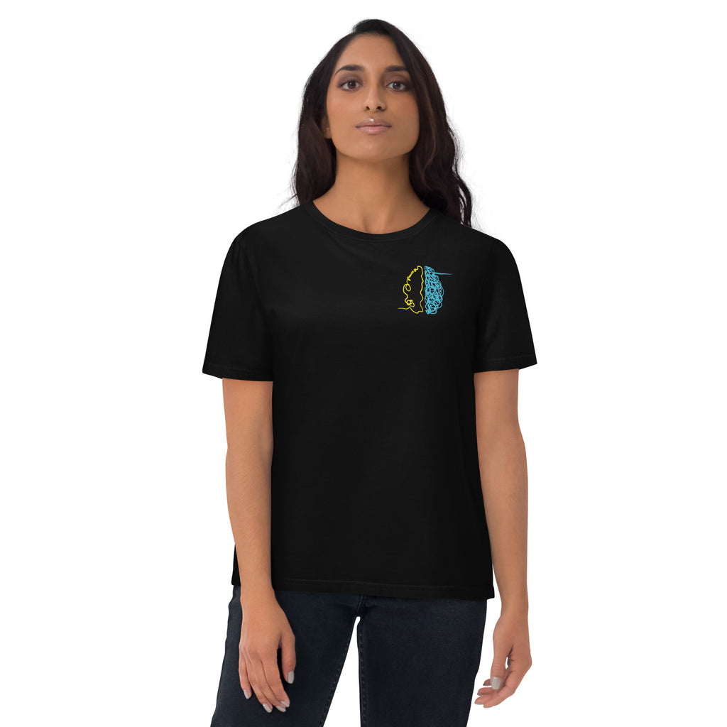 Rewire Duo Yellow/Blue Unisex Organic Cotton Tee