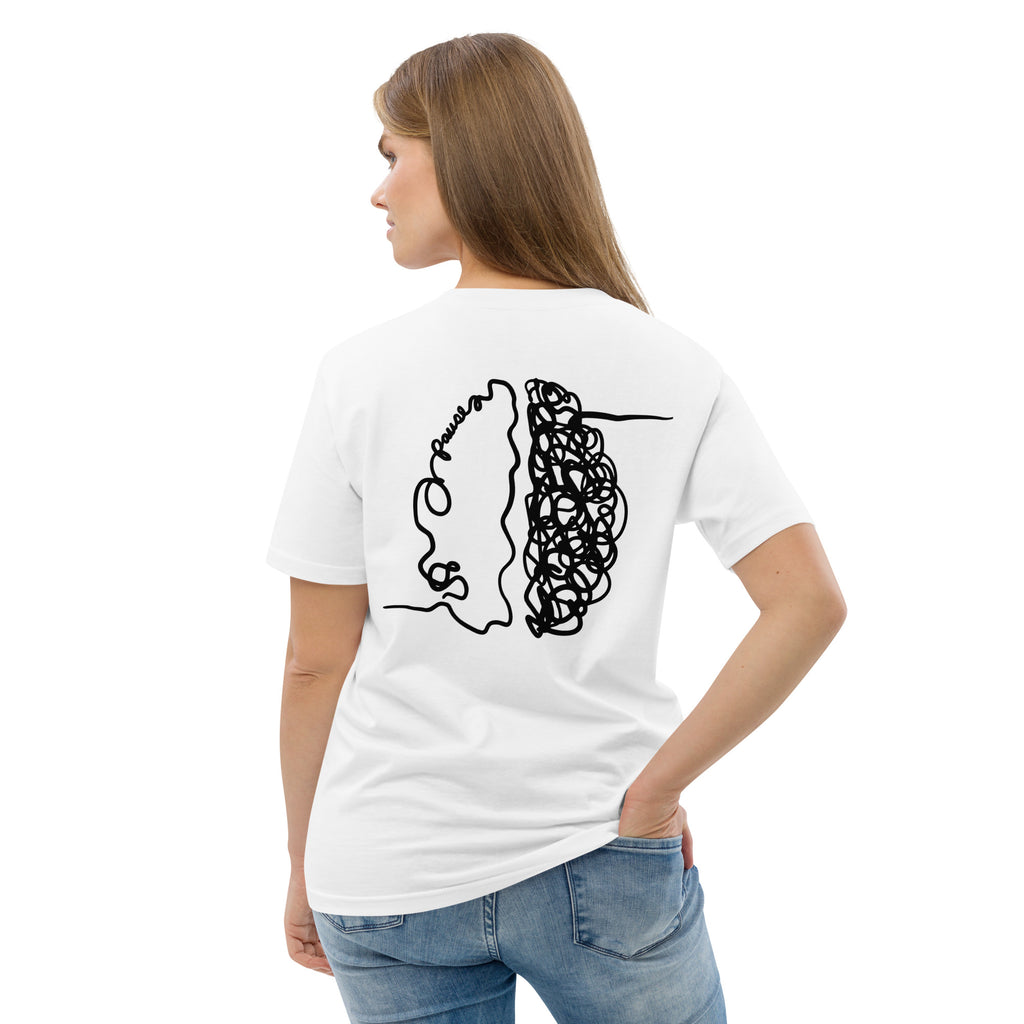 Rewire Duo Black Unisex Organic Cotton Tee