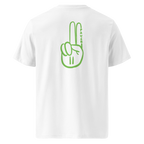 Official Pause Sign Duo Green Unisex Organic Cotton Tee