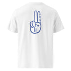 Official Pause Sign Duo Purple Unisex Organic Cotton Tee