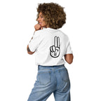 Official Pause Sign Duo Black Unisex Organic Cotton Tee