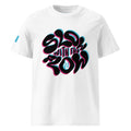 Slow With The Flow Duo Blue/Pink Unisex Organic Cotton Tee